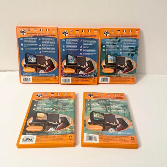 5 Read Along DVDs Lion King Little Mermaid Toy Story Lilo Jungle Book - Picture 2 of 16